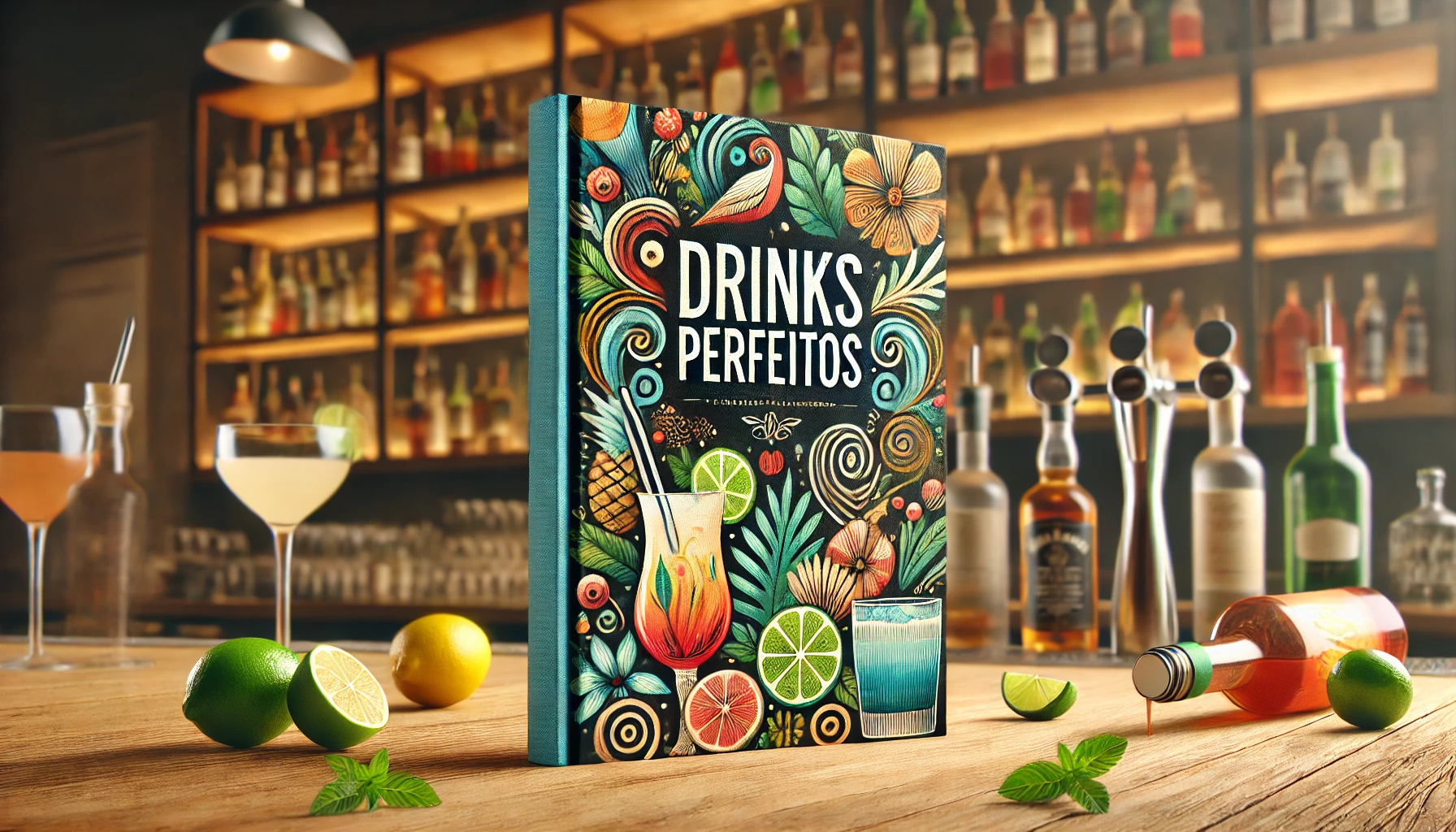 Mockup do eBook Drinks Perfeitos